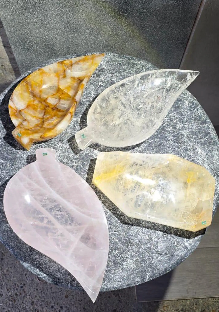 Rose Quartz Crystal Organiser