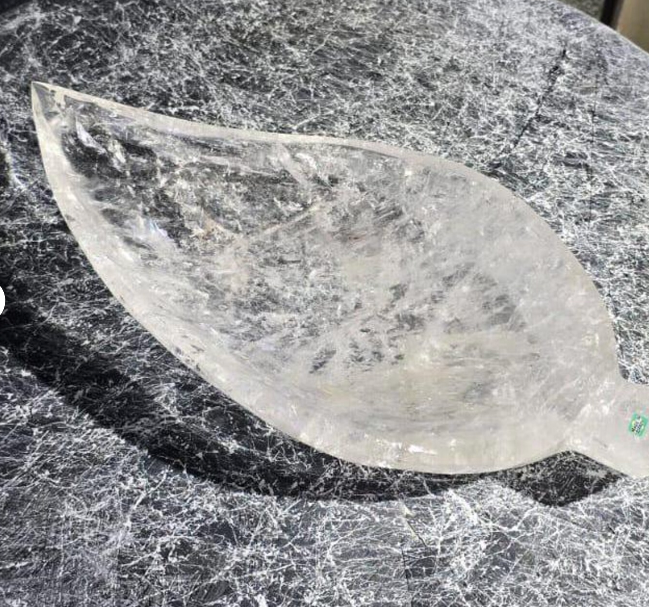 Pure Quartz Crystal Decorative Tray