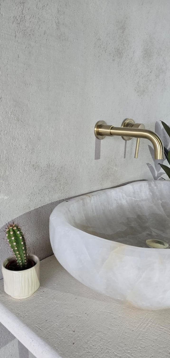 White Quartz wash basin