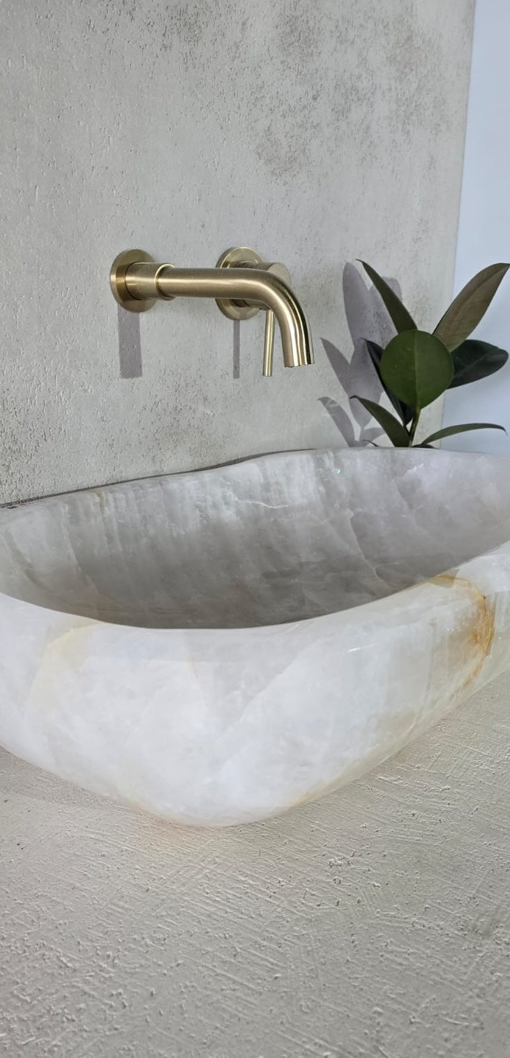 White Quartz wash basin